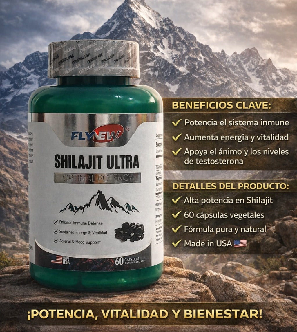 Shilajit Ultra — Energía y Resistencia Natural