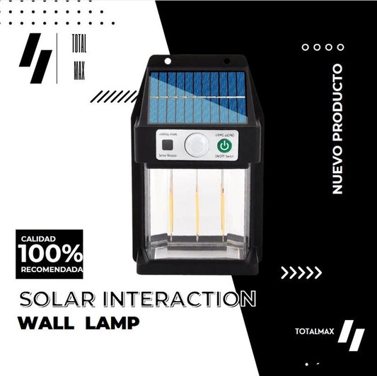 Lampara Solar de Pared con Sensor