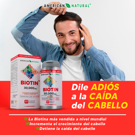 Biotin 20.000 mcg - Cabello, Piel y Unas