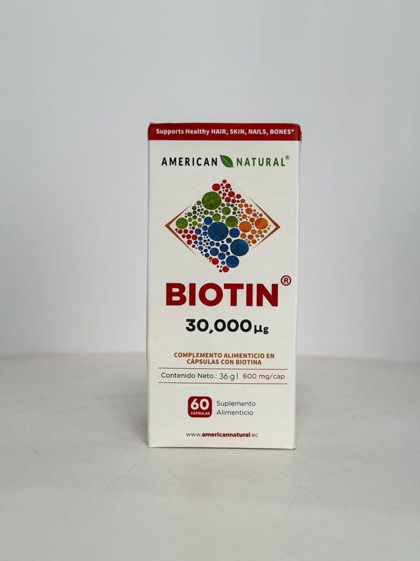 Biotin 20.000 mcg - Cabello, Piel y Unas