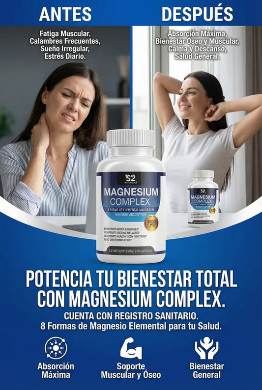 S2 Magnesium Complex - 8 Formulas de Magnesio